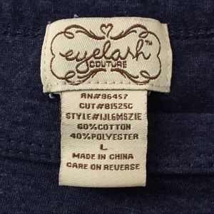 eyelash couture Tops - Distressed graphic blue & white womens sweatshirt eyelash couture Tops - Distressed graphic blue & white womens sweatshirt
